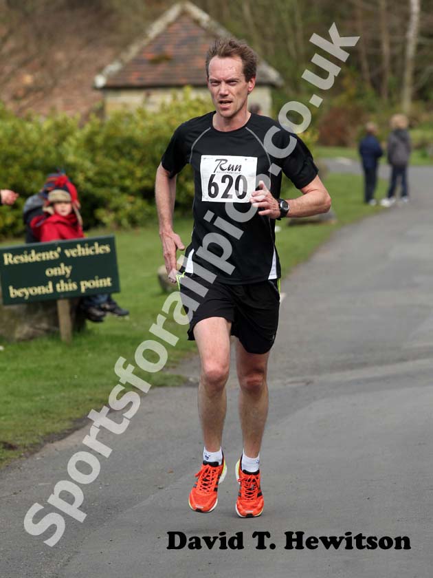 No 620 in the 2012 Run Northumberland 10k Road Race, Cragside, Rothbury, Northumberland.